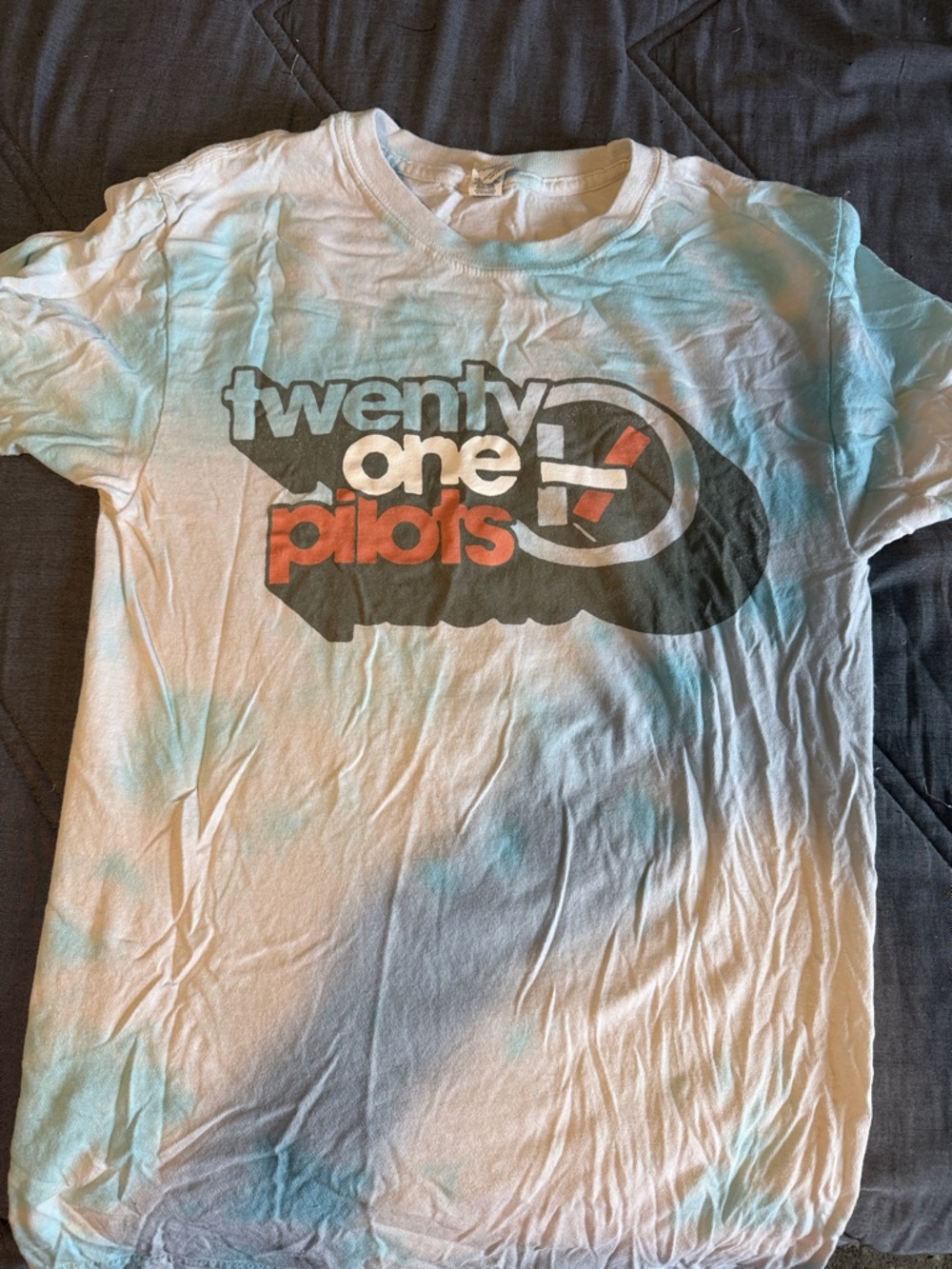 twenty one pilots vessel White Tie-Dye Graphic Tee